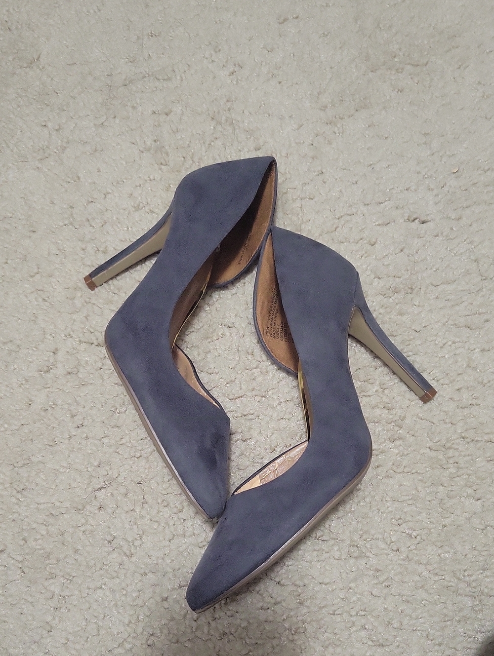 Women's Suede Pointed-Toe High Heels